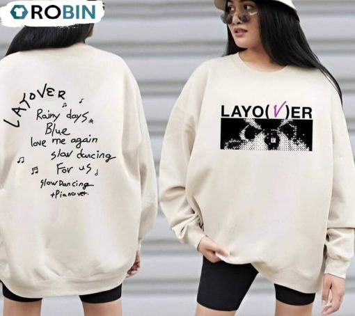 V Layover Sweatshirt, Layover Album Long Sleeve Unisex Hoodie