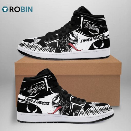 Venom I Have A Parasite Black And White Jordan 1 High