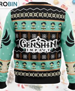 Venti Genshin Impact Ugly Christmas Sweater Venti Genshin Impact Ugly Christmas Sweater