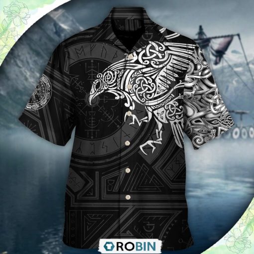 Viking Valhalla The Ravens Casual Button-Down Shirt