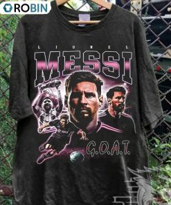 Vintage Lionel Messi Miami Shirt, World Cup Fan Unisex Shirt