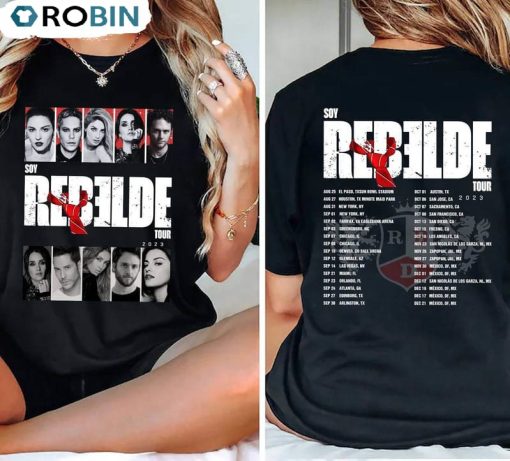 Vintage Soy Rebelde Shirt, Rbd Concert Tee Tops Unisex Hoodie
