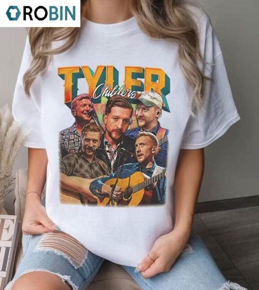Vintage Tyler Childer Shirt , Retro Tyler Music 2023 Tour Crewneck Tee Tops For Fan