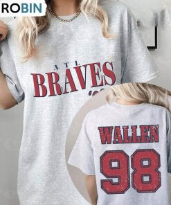 Vintage Wallen Braves98 Shirt, Comfort Colors Wallen Braves Crewneck Unisex T-shirt