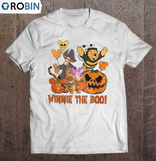 Vintage Winnie The Pooh Halloween Cute Unisex Shirt