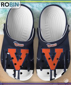 Virginia Cavaliers 3D Melting Paint Printed Crocs Shoes