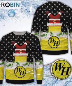 Waffle House Christmas All Over Print Ugly Sweater