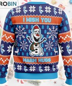 Warm Hugs Frozen Ugly Christmas Sweater
