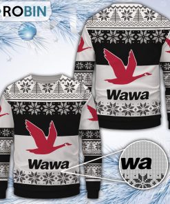 Wawa Merry Christmas All Over Print Ugly Sweater Uniform