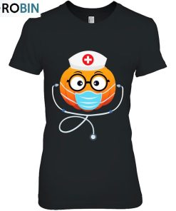 Wear Mask Pumpkin Nurse Costume Rn Cna Icu Nurse Halloween Unisex Shirt