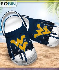 West Virginia Mountaineers 3D Melting Paint Printed Crocs Shoes