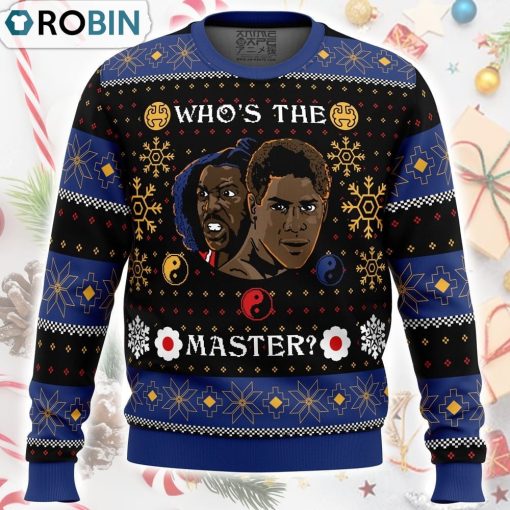 Whose The Master The Last Dragon Ugly Christmas Sweater