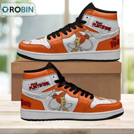 Wilma Flintstones Shoes Custom The Flintstones Family Sneakers