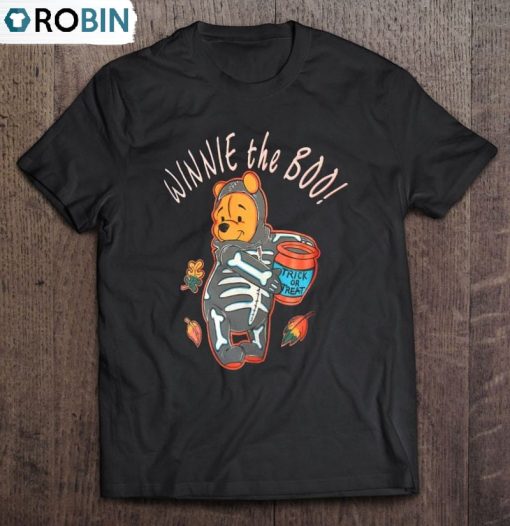 Winnie The Pooh Halloween Trick Or Treat Unisex Shirt