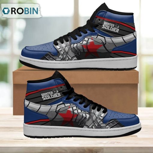 Winter Soldier Air Shoes Custom Superhero Jordan 1 High