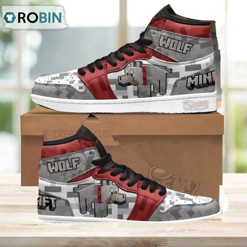 Wolf Minecraft Shoes Custom For Fans