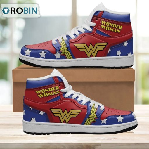 Wonder Woman Air Shoes Custom Superhero Jordan 1 High