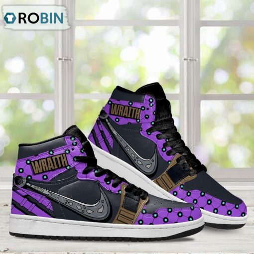 Wraith Apex Legends Jordan 1 High Sneakers Custom Uniform For Gamer