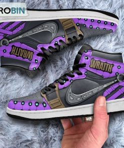 Wraith Apex Legends Jordan 1 High Sneakers Custom Uniform For Gamer