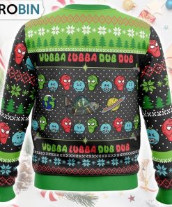 Wubba Lubba Rick and Morty Ugly Christmas Sweater
