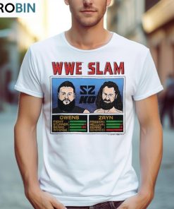 Wwe Slam Owens And Zayn T Shirt, Hoodie, Ladies Tee