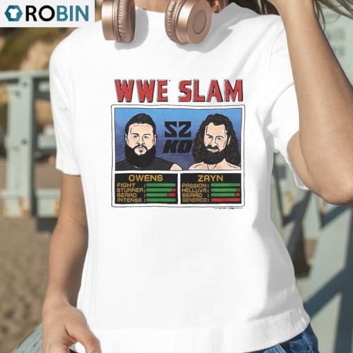Wwe Slam Owens And Zayn T Shirt