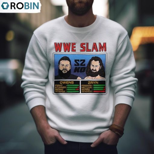 Wwe Slam Owens And Zayn T Shirt, Hoodie, Ladies Tee