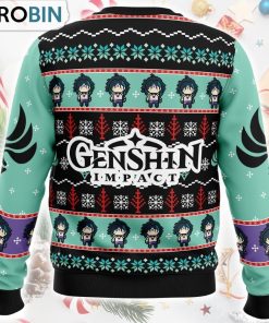 Xiao Genshin Impact Ugly Christmas Sweater