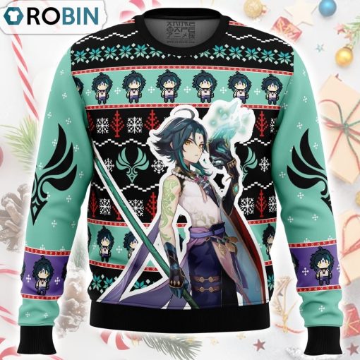Xiao Genshin Impact Ugly Christmas Sweater