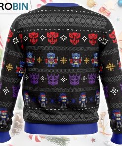 Xmas in Disguise Transformers Ugly Christmas Sweater