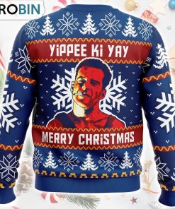 Yippee Ki Yay Die Hard Ugly Christmas Sweater
