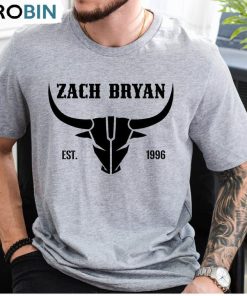 Zach Bryan Est 1996 Shirt, Zach Bryan Bullhead Tee Tops Unisex Hoodie