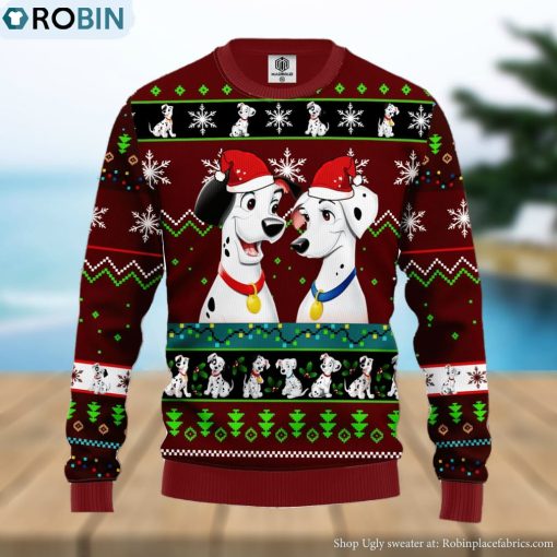 101 Dalmatians Ugly Christmas Sweater Red Ideas For Men Women