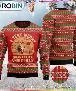 A Very Merry Quarantine Christmas Ugly Christmas Sweater