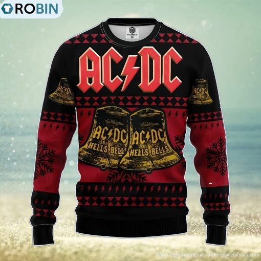 Acdc Red Ugly Christmas Sweater Amazing Gift Men And Women Christmas Gift