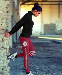 Alabama Crimson Tide Women 3D Printed Leggings Sports Alabama Crimson Tide Women 3D Printed Leggings Sports