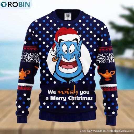 Aladdin And The Magic Lamp Ugly Christmas Sweater For Men Women