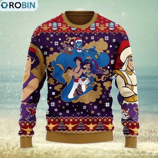 Aladin Ugly Christmas Sweater Xmas Men And Women Christmas Gift