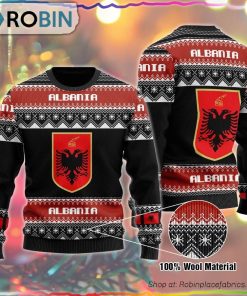 Albania Ugly Christmas Sweater