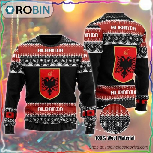 Albania Ugly Christmas Sweater