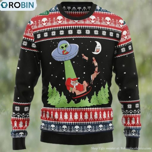 Alien Christmas, Ugly Christmas Sweater Sweatshirt