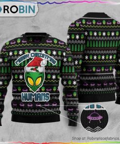 Alien Merry Ugly Christmas Sweater