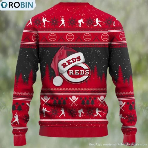 All I Want For Christmas Is More Time For Reds MLB Ugly Christmas Sweater
