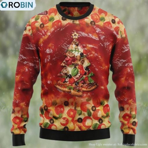 All I Want for Christmas is Pizza Ugly Sweater, Christmas Sweater