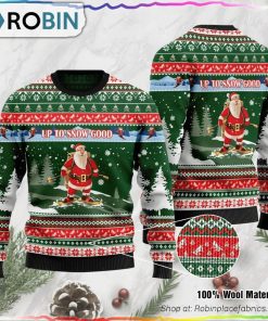 Alpine Skiing Ugly Christmas Sweater