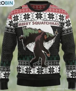 Amazing Bigfoot Ugly Christmas Sweater, Xmas Sweatshirt