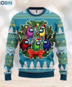 Among Us Winter Ugly Christmas Sweater Amazing Gift Men And Women Christmas Gift