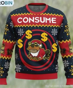 Anime Hypnotoad Consume Futurama Ugly Christmas Sweater