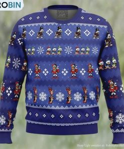 Anime Merry Christmas Uncle Scrooge DuckTales Ugly Christmas Sweater