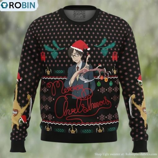 Anime Shinichi Izumi Parasyte Ugly Christmas Sweater